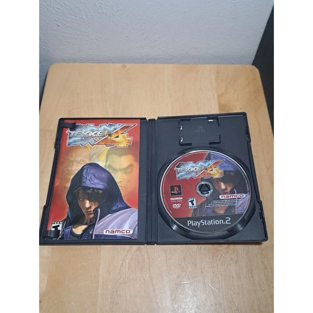 Tekken 4 (Sony PlayStation 2, PS2) Black Label w/ Manual